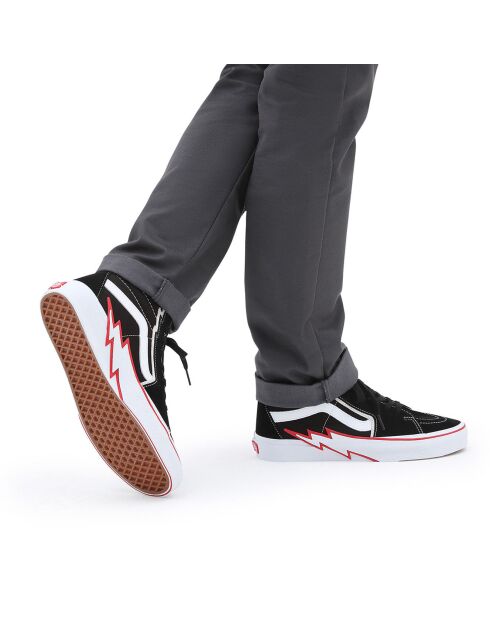Sneakers en Cuir & Textile SK8-Hi Bolt noires
